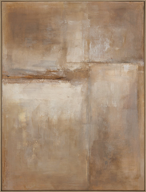 Marsh, Painting, Framed poster, Poster, H120xW90xD3,8cm, Rusty (Rost)/Russet